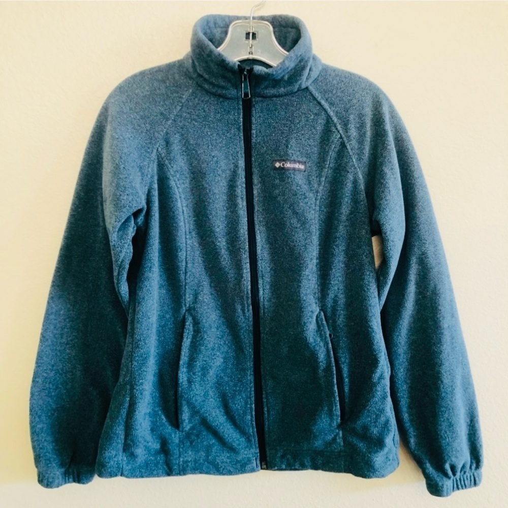 Columbia Women's Mock Neck Full-Zip Long Sleeve Fleece Jacket  Size S